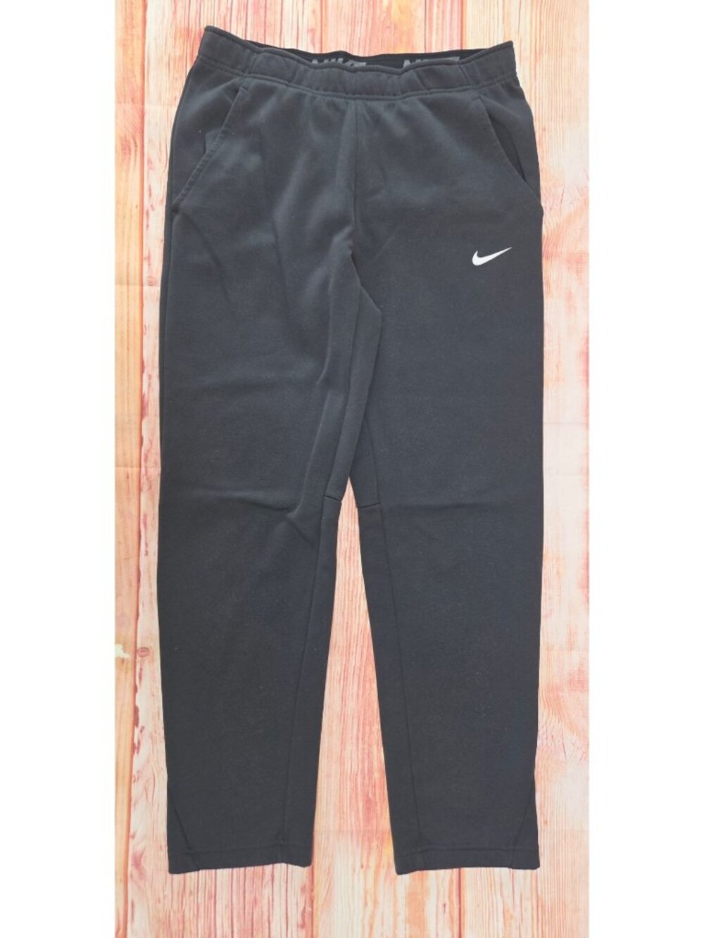 Nike Dri-FIT Black Jogger Sweatpants Small Elastic Waist Pockets